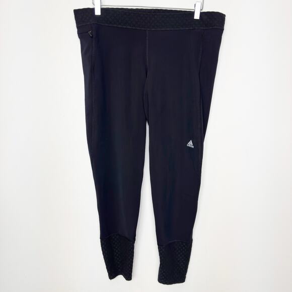 NWT Adidas Climaheat Fleece Lined Winter Running Tight Legging XL - Picture 1 of 6